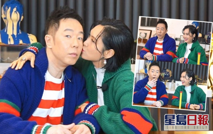 Paul和朱茵日前合體挑戰「愛情五秒定律」。