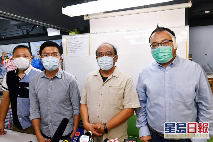 民主动力及香港民研公布点票结果。