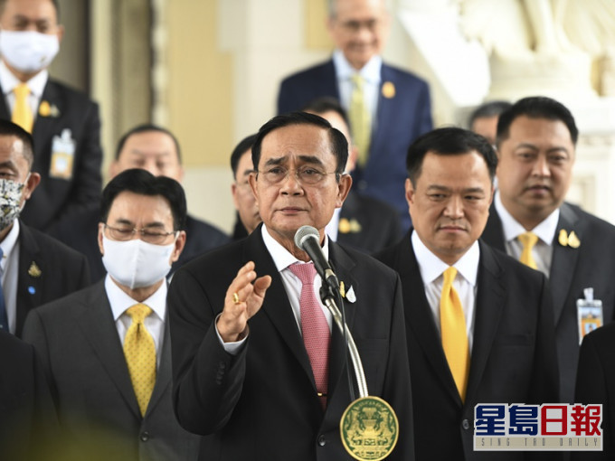 首相巴育拒辭職。AP