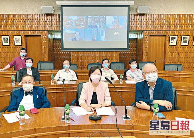 ■十二位科學院及工程院院士選委,以綫下結合綫上形式進行座談會。