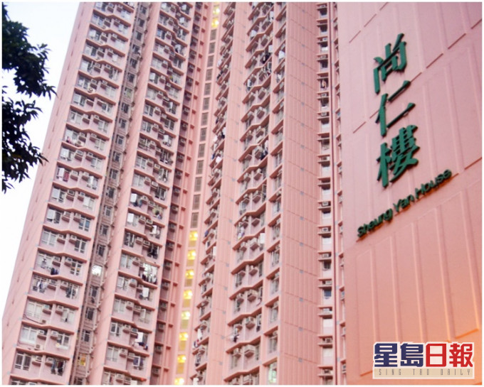 案發於尚德邨尚仁樓。資料圖片