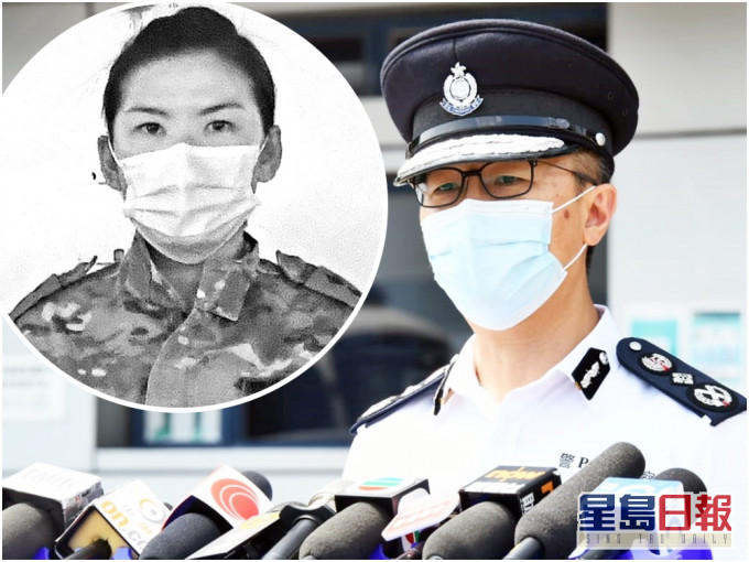 蕭澤頤指警隊上下對事件感到非常痛心。(小圖為林婉儀)