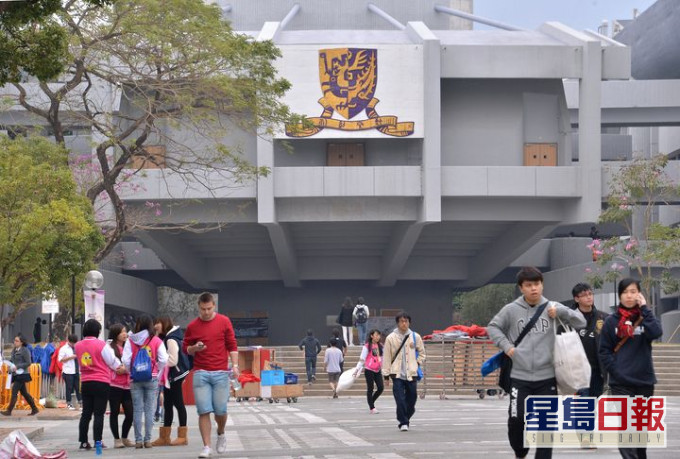 中大民调指逾半就读本港大学内地生对香港印象较以往差。 资料图片