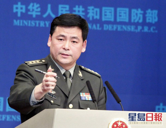 中國國防部發言人任國強。