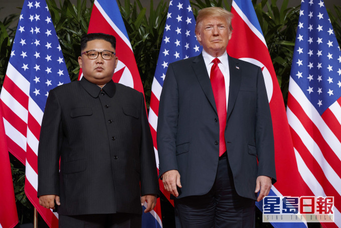 金正恩特朗普2018年曾会面。AP资料图片