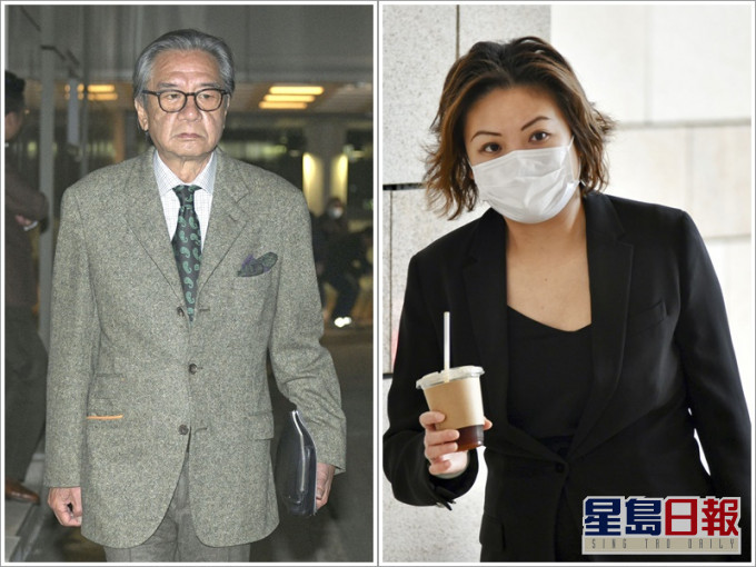 林芷瑩(右)指黎智英「共同犯罪」遭駱應淦(左)馬上反駁控方。