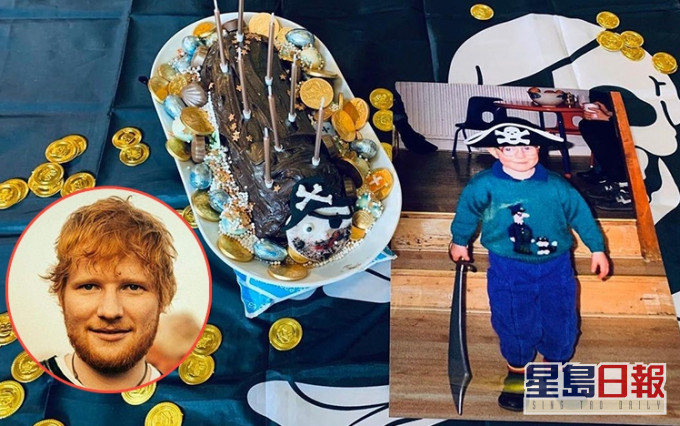 昨日是英國男歌手Ed Sheeran30歲生日,他在網上分享可愛蛋糕及童年照,並暗示今年會推出新專輯。