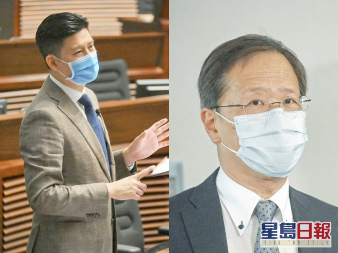 譚文豪(左)及郭家麒(右)。資料圖片