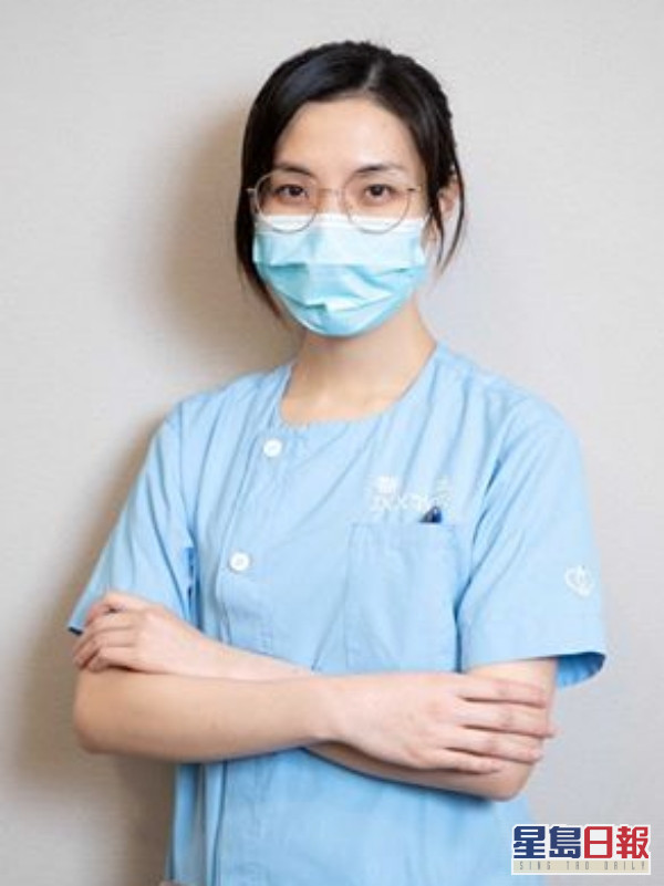 威爾斯親王醫院駐院醫生陸詠琳。中大醫學院fb圖片