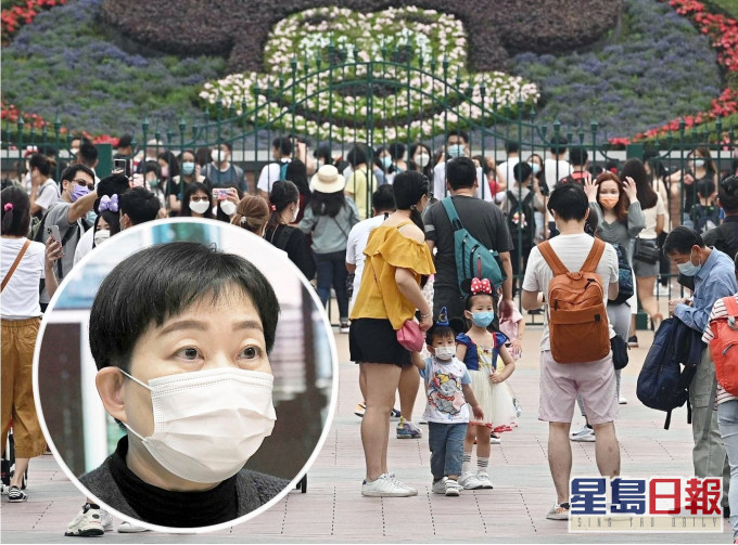 張竹君指,疫情在假期後有機會反彈。資料圖片