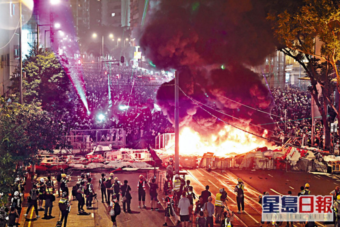 ■隨着《香港國安法》實施，過往的「黑暴」事件已不復見。