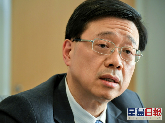 李家超指無悔推動逃犯條例修例。資料圖片