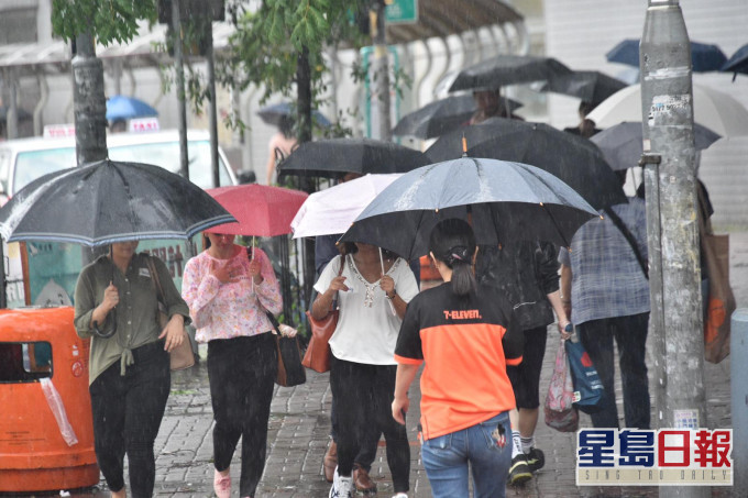 一連九日有雨。資料圖片