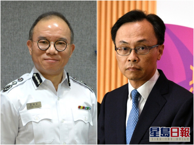曾國衞(左)將接替聶德權(右)。資料圖片