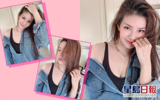 美妮於社交網晒靚相。