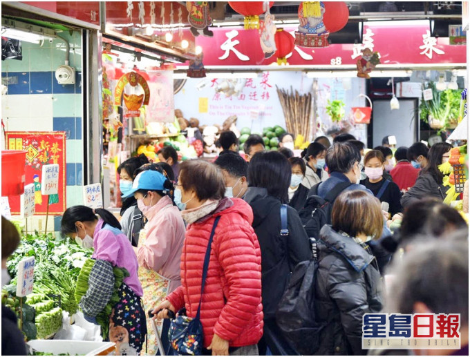 有菜檔指由於供應充足來貨價與去年相若。
