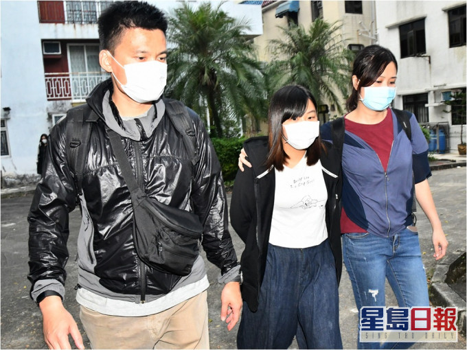 前學生動源成員何忻諾曾因違反「國安法」被捕。資料圖片