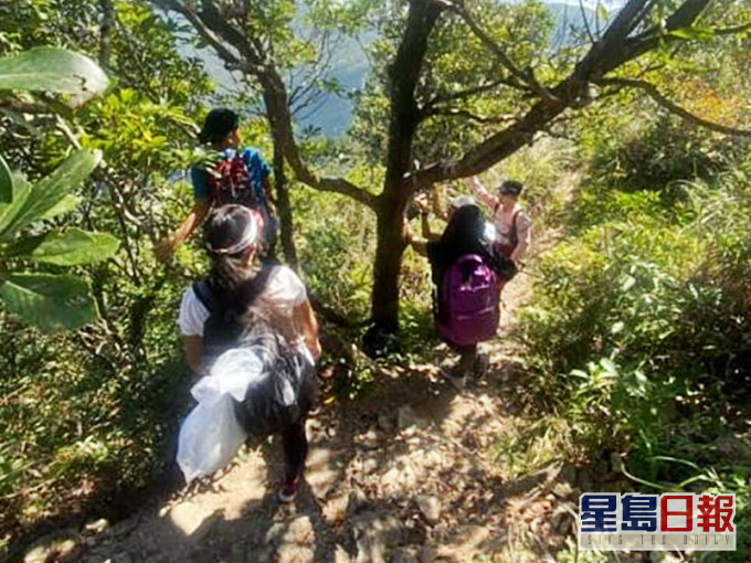 她們至今已攀過大東山及山地塘等山峰。網圖