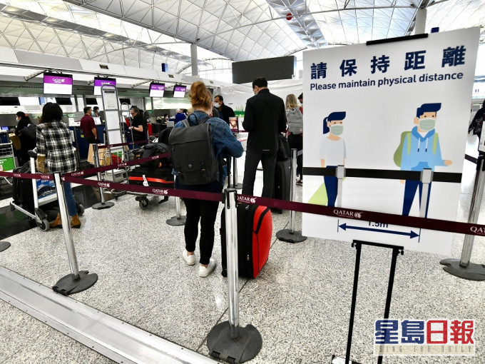 政府宣布將就印度、巴基斯坦及菲律賓實施地區性航班「熔斷機制」。資料圖片