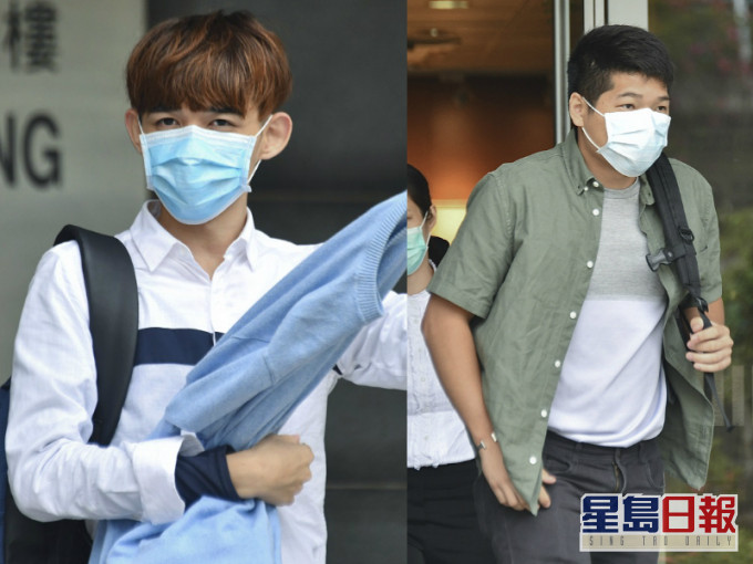 被告霍啟峰、吳兆軒。資料圖片