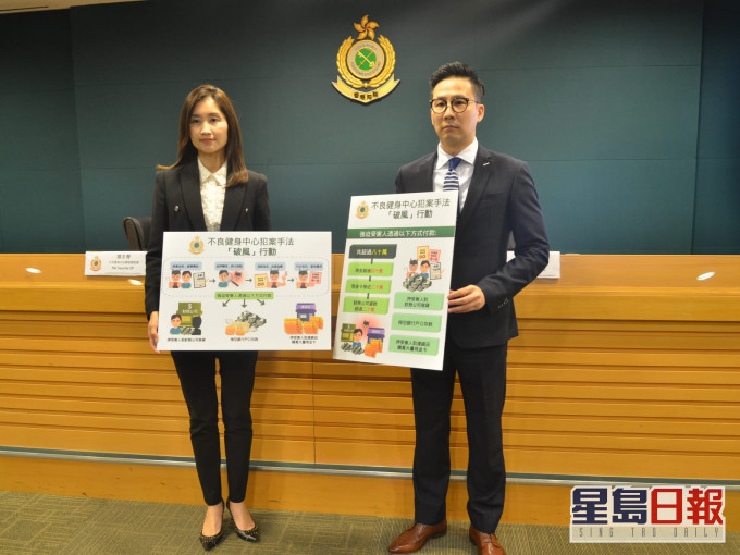 海關講述受害被騙經過。