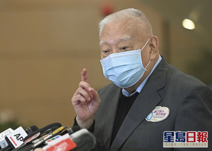 董建華稱與反中亂港分子劃清界線,香港參政道路仍廣闊。資料圖片