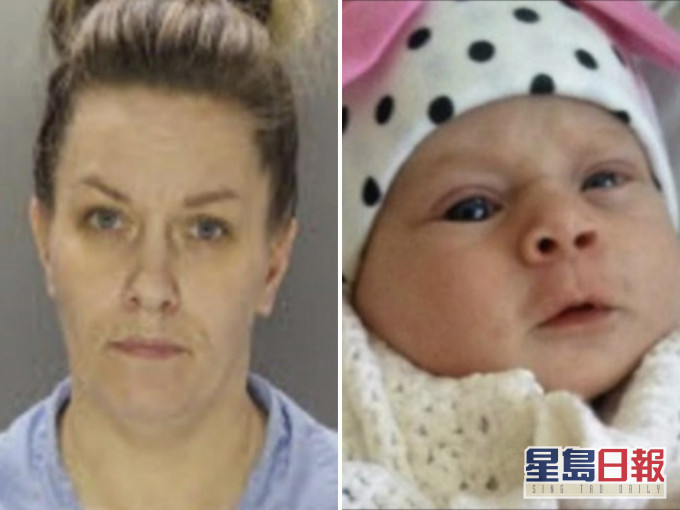 7歲媽媽哈洛克兩度在睡覺時意外令同牀的嬰兒窒息死亡。(網圖)