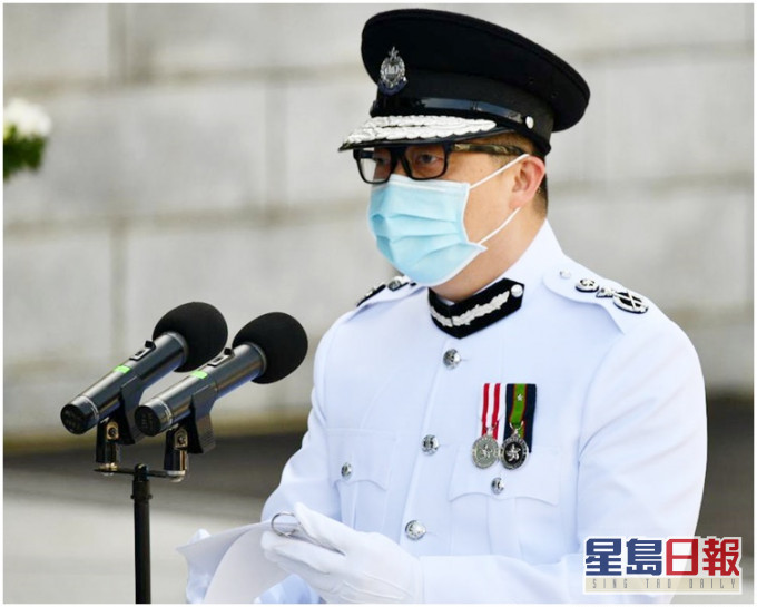 鄧炳強指警隊會絕不鬆懈地防範暴力死灰復燃。