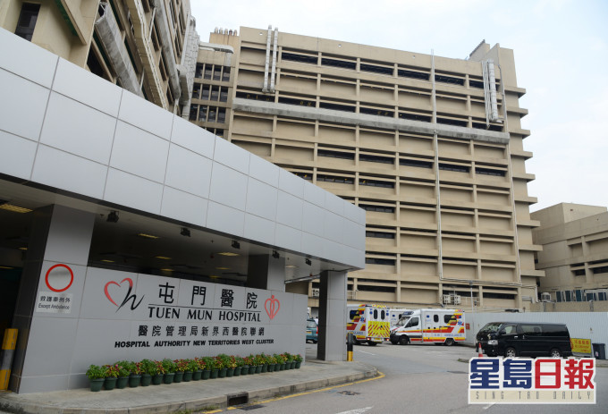 少女頭、手及腳受傷，清醒被送往屯門醫院。資料圖片