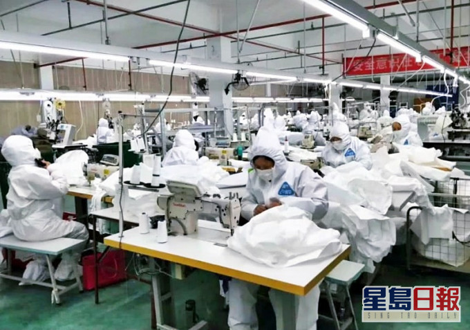 國家指防護服供應已足夠內需。