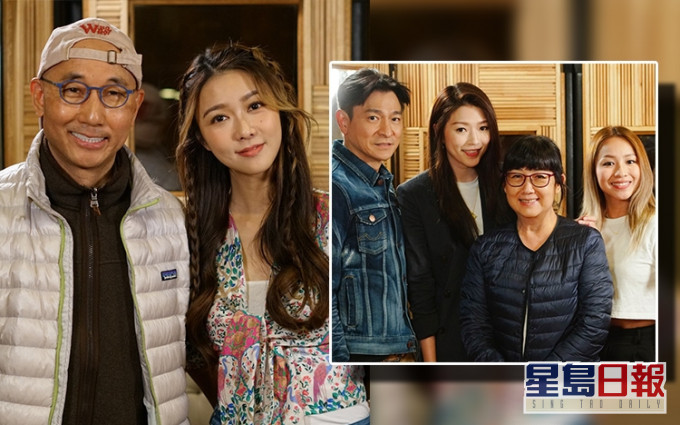Fiona虛心向歌曲監製Lo Lo請教中文發音,連詩雅與鄭融巧遇偶像劉德華,在錄音室合照留念。