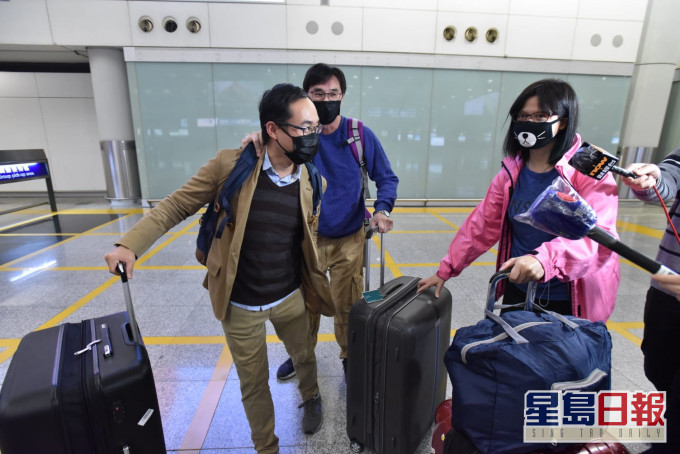 昨晚共有4班航班由南韓抵港。