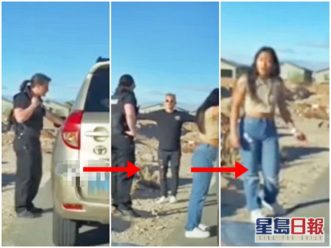 美国一名警员拦截一辆车作例行检查时,偶遇妻子与陌生男子幽会,不过他最后却竟放走情夫,并自行驾车离去。影片截图