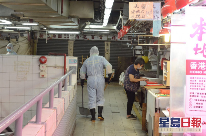 土瓜灣街市今日需清潔。