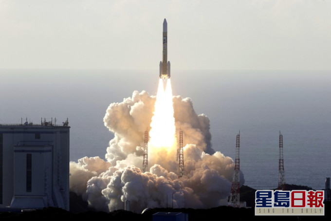 阿联酋首个火星探测器希望号在日本升空。AP