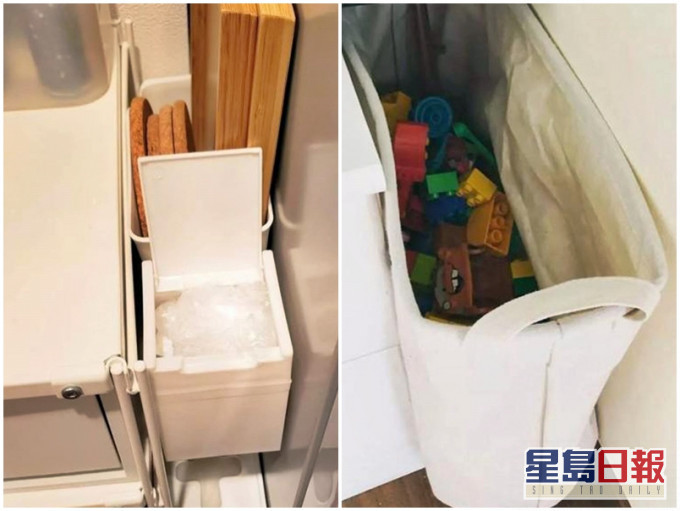 日本家庭主婦「Osayosan」以極限微收納大法聞名於網絡,即使是雪櫃旁、洗衣機旁的小縫隙,她都可以好好善用。網圖