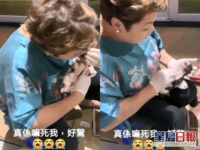 肥媽經過一小時努力救活了一直沒呼吸的11哥。