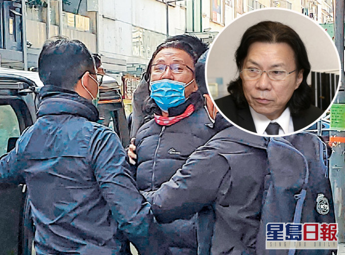 黃國桐在住所被捕後,一度被押回九龍城議員辦事處搜查。資料圖片