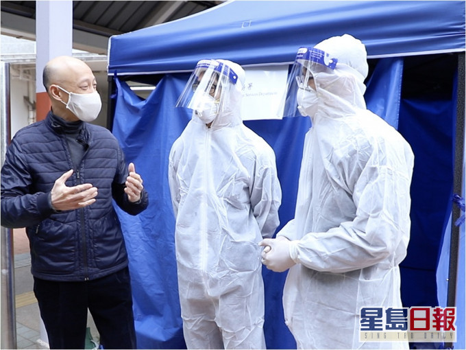 环境局、环保署联同渠务署,积极参与香港大学跨学科团队进行研发在生活污水中检测新冠病毒。黄锦星网志图片