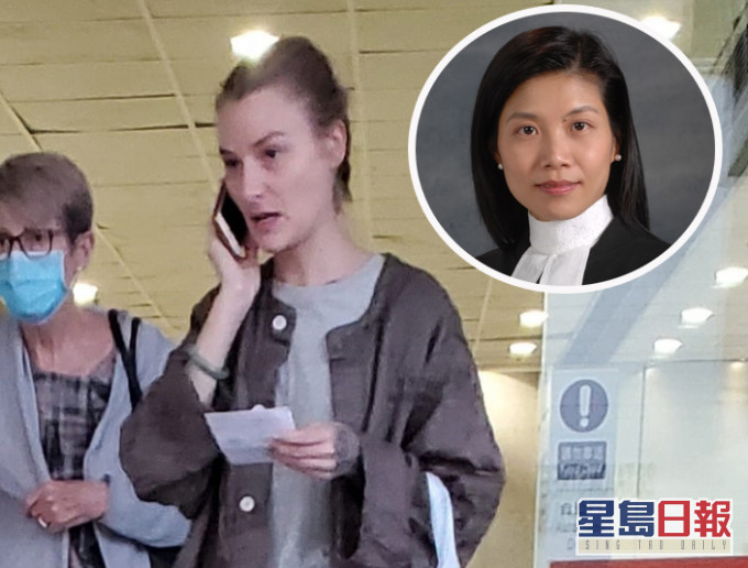 被告NUNAN Rebecca Louise。小图为香淑娴裁判官。 资料图片及政府图片