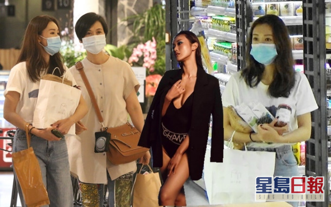 准人妻张宝儿日前就同阿妈去行超市。