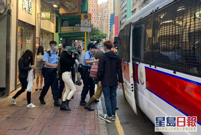 多人被捕。警方图片