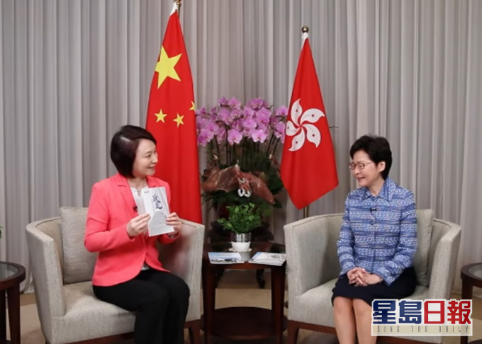 林郑月娥指修改选举制度后,议员及市民对政府期望会提高。李慧琼facebook影片截图