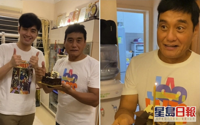 王俊棠日前為兒子慶祝生日。