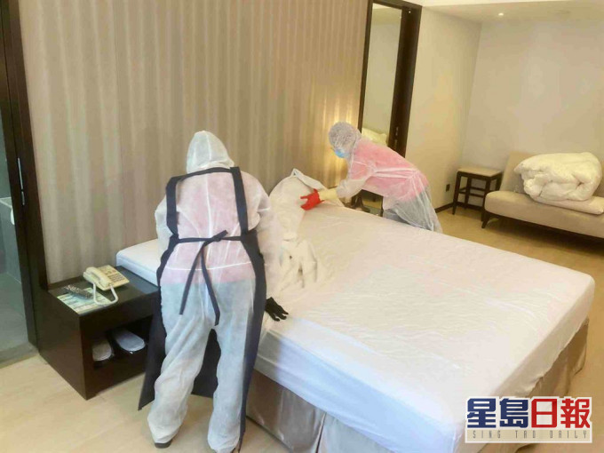 台灣桃園市一名男確診者一星期換了5次酒店。網上圖片