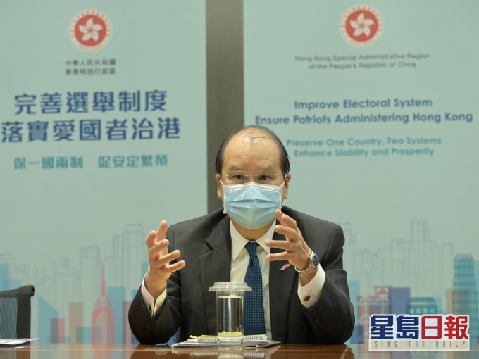 政務司司長張建宗。
