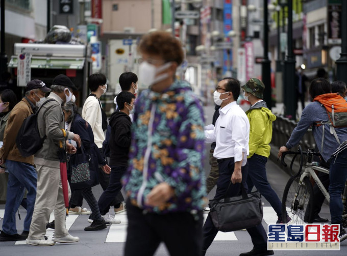 東京都今日新增兩宗確診個案。AP