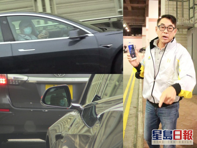 事隔一日，戴志偉仍然激動，開車途中用手機反拍記者，又不停煞車。