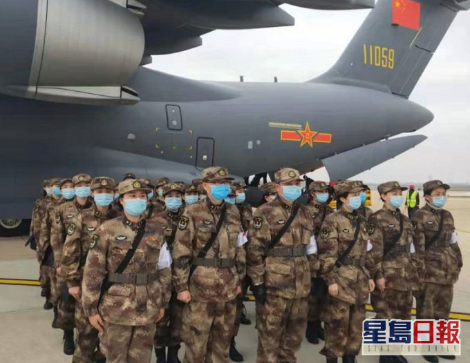 為支持武漢抗疫,內地多省市派出醫療隊援助武漢。網上圖片
