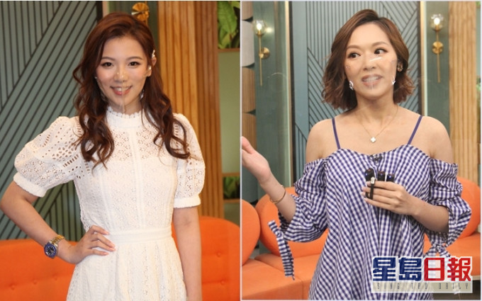 馮盈盈睇好賴琦媛做「爆題女王」接班人。